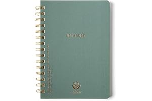 Juniper Green Textured Paper Notebook Journal by Designworks Ink
