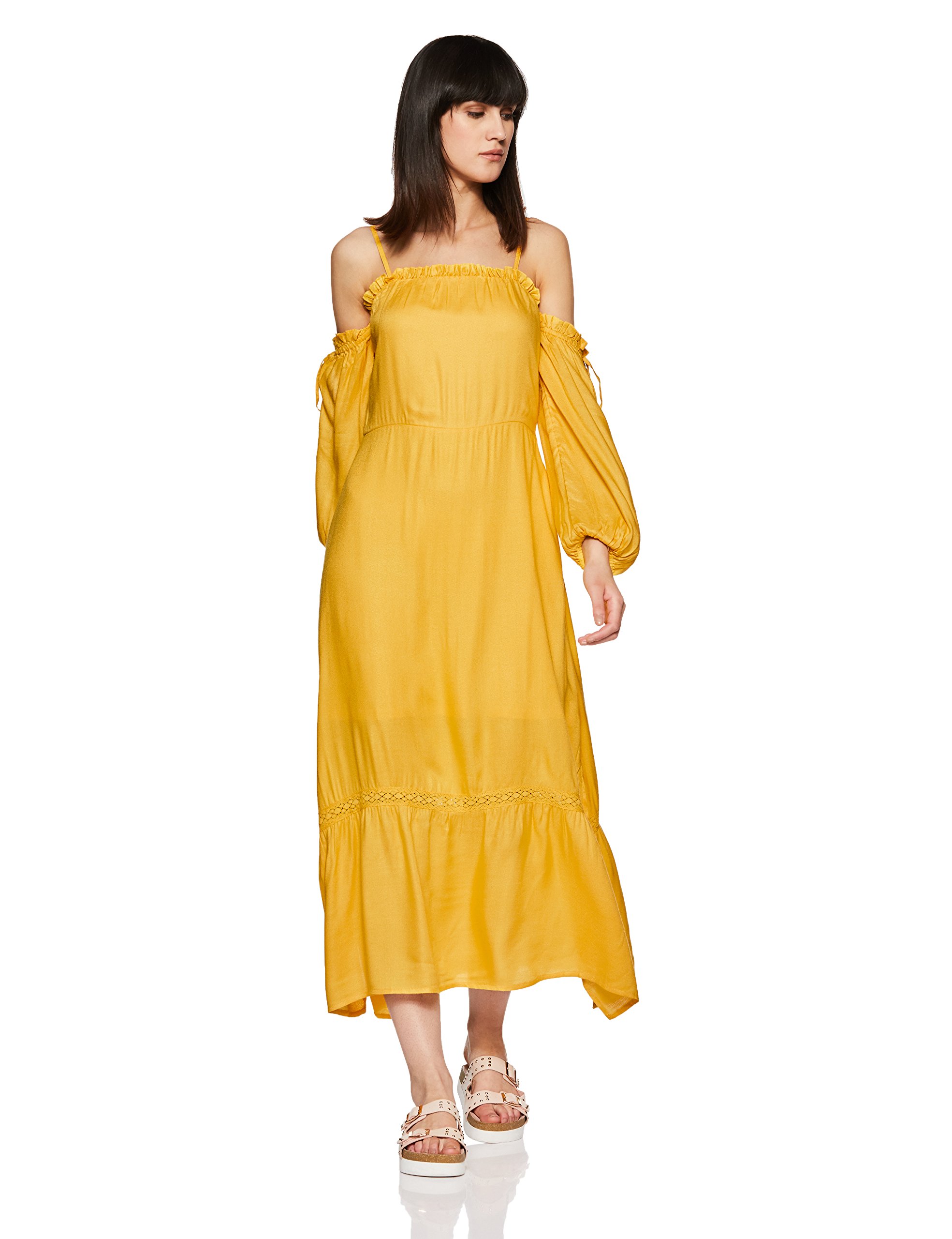 Ms Taken By Kriti Sanonwomens A Line Maxi Dress Desertcart
