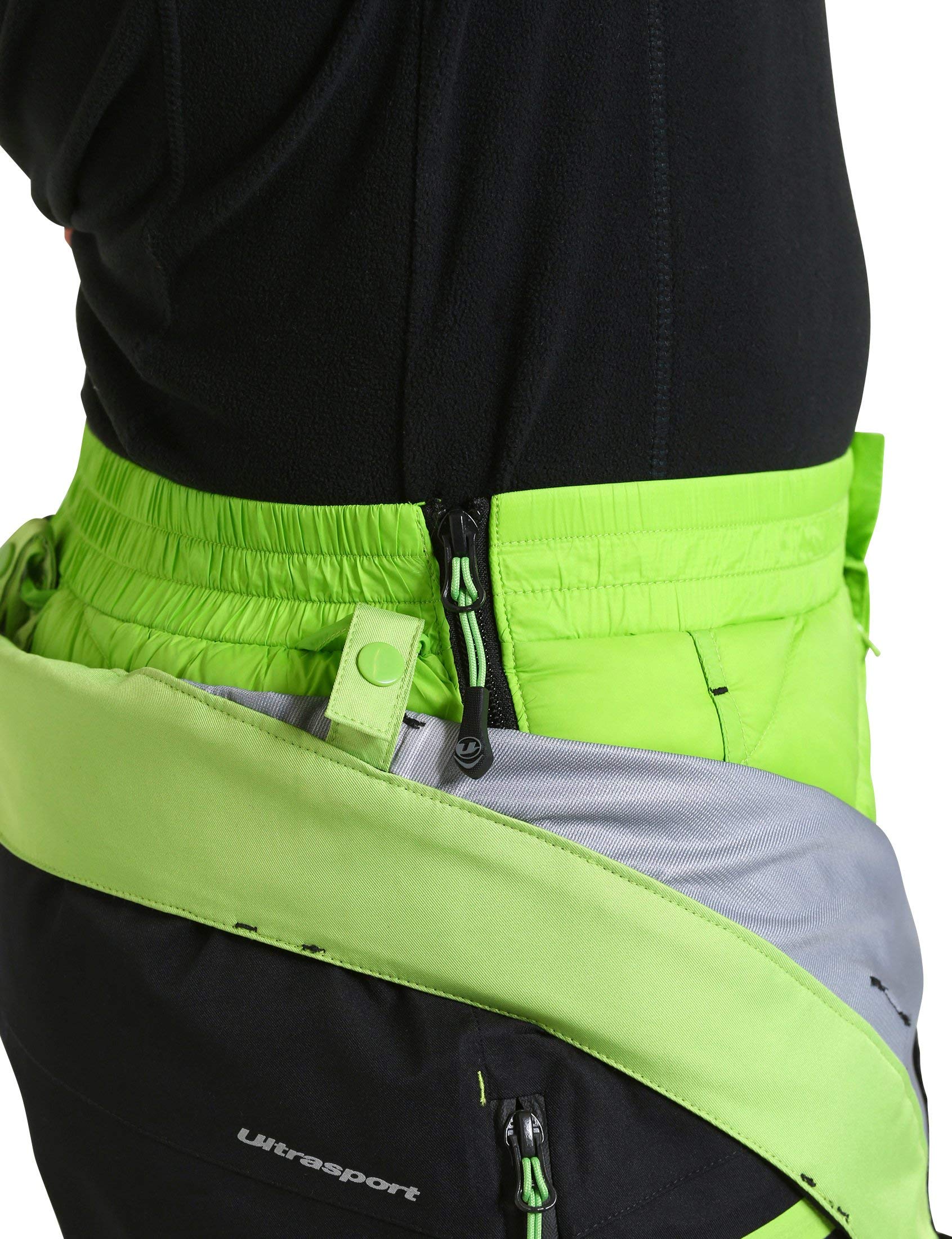 Ultrasport Professional Inuit Pantalon d'hiver 2 en 1 pour homme avec système de secours RECCO, pantalon de ski pour homme