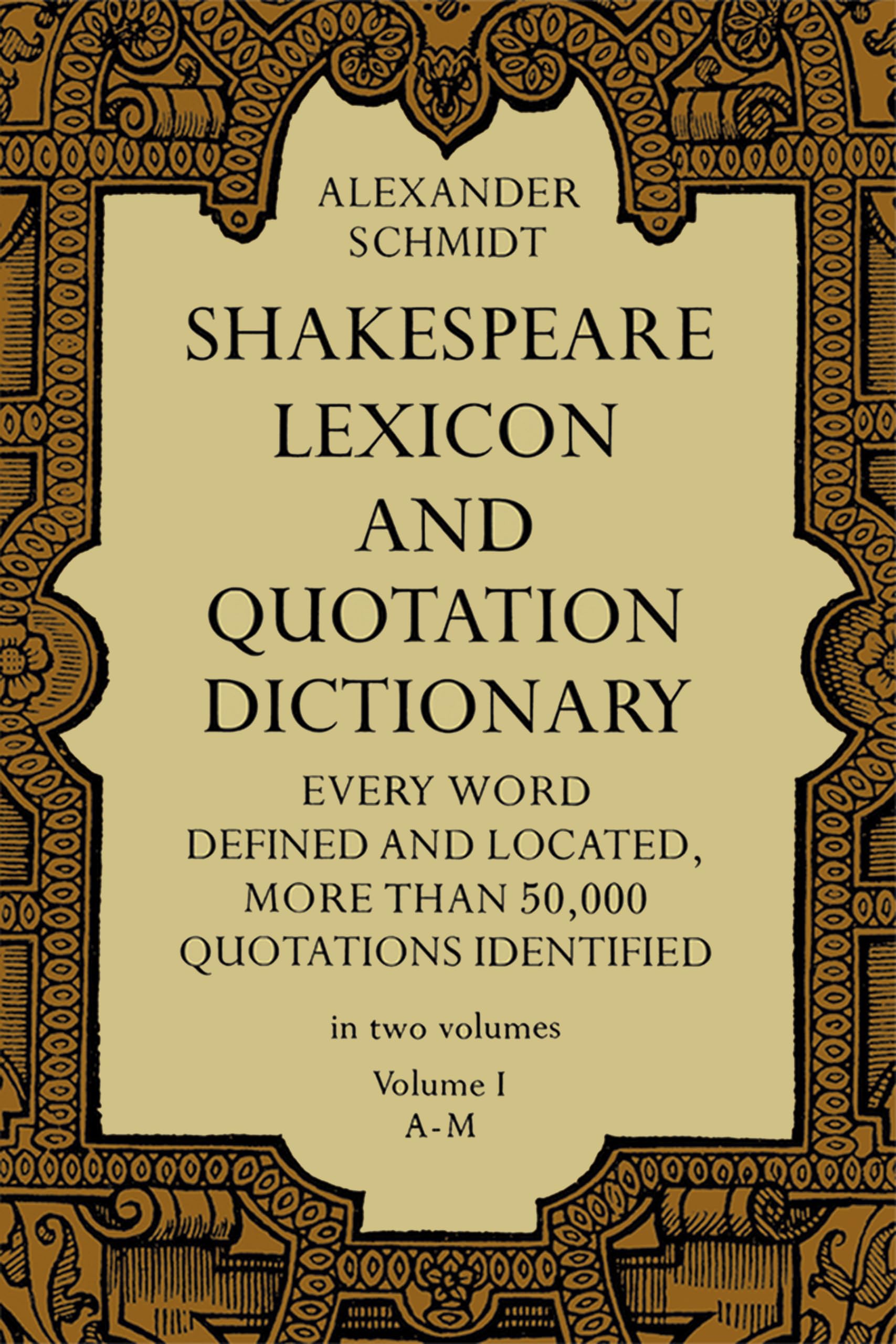 Amazon | Shakespeare Lexicon and Quotation Dictionary: A