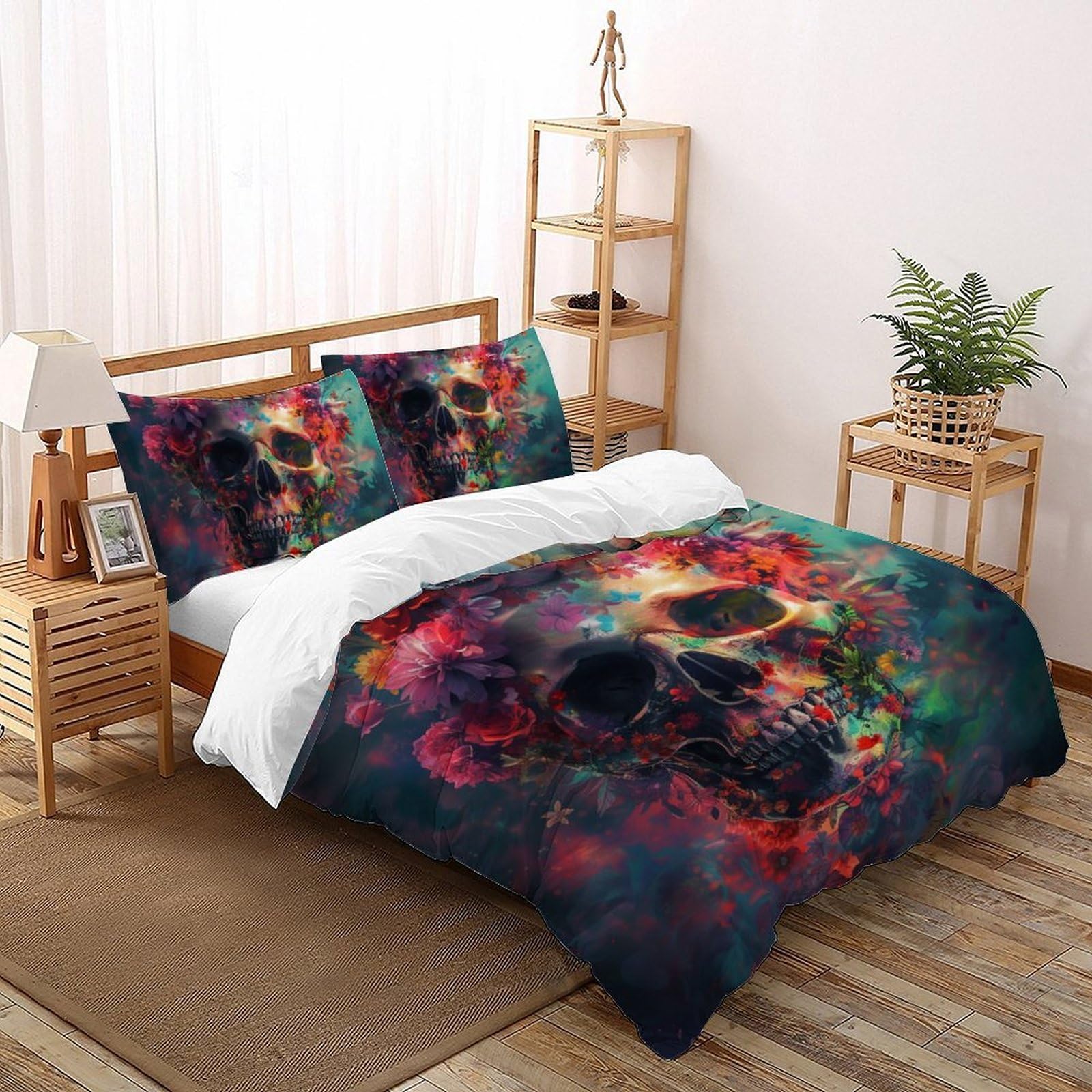 Housse de couette 3D enfilage rapide fini la couette qui glisse