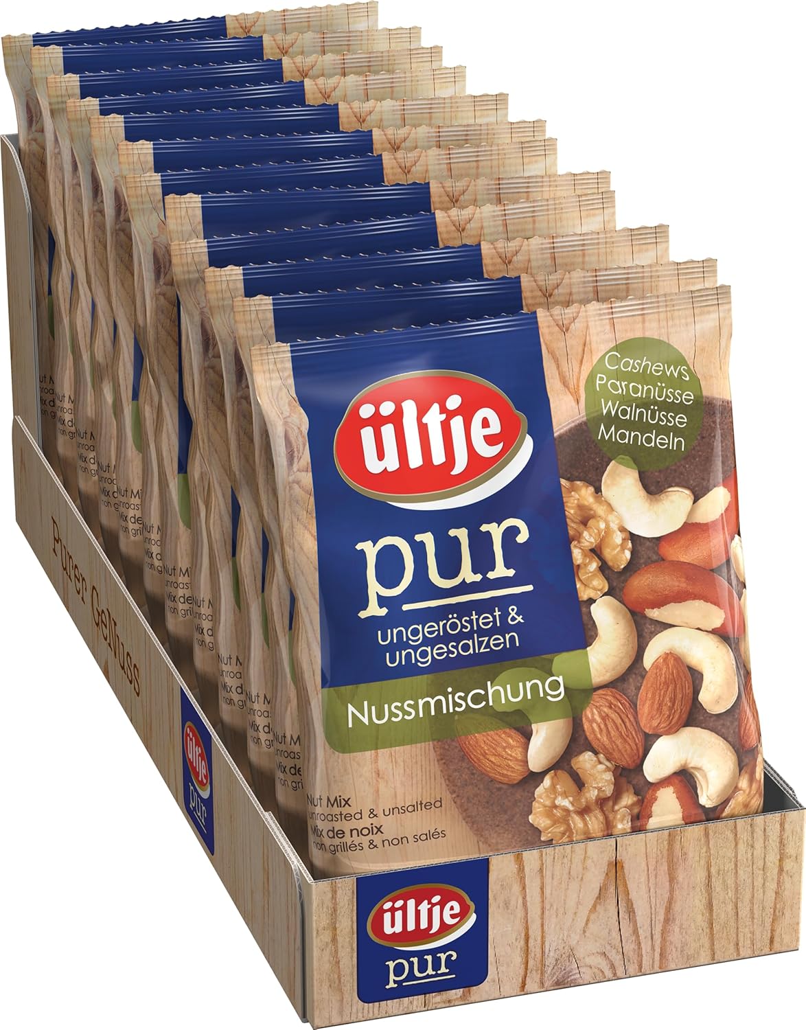 ültje pur Nussmischung, 12er Pack (12 x 150 g) : Amazon.de ...