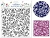 CHGCRAFT Twigs Scales Polymer Clay Texture Sheets Leaves Silicone Texture Stamp Clay Texture Mat Modeling Pattern Pad Texture Sheets for Jewelry and Clay Earrings Tools, 5.5x5.5 inch
