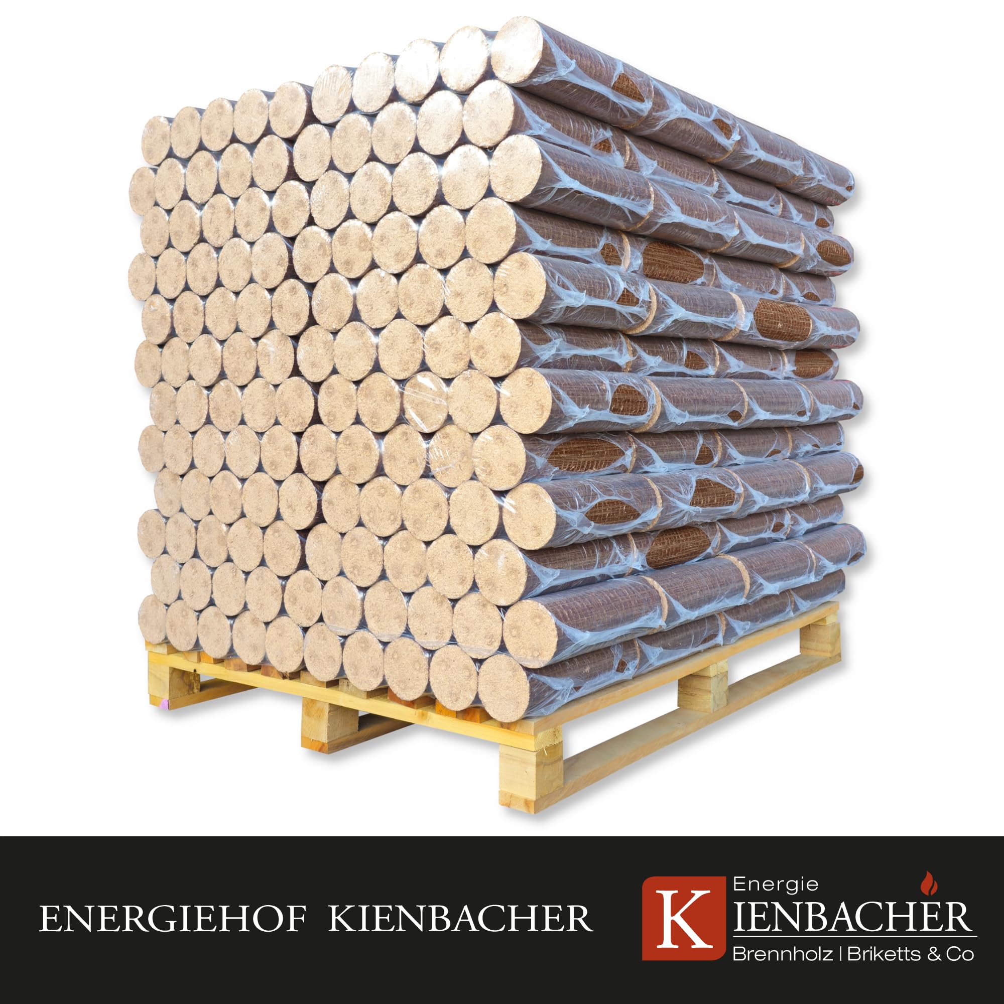 400kg Palette 40x10kg Nestro Hartholzbriketts Buche und/oder Eiche Brenn Kamin Ofen Heiz Holz Gluthalter Brennholz Premium Öko Holzbriketts | Energie Kienbacher