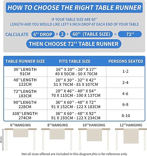 Miniatura 4 de Engfa Camino de mesa de Navidad muñeco de nieve para árbol de Navidad camino de mesa de arpillera de invierno vacaciones cocina decoración de mesa