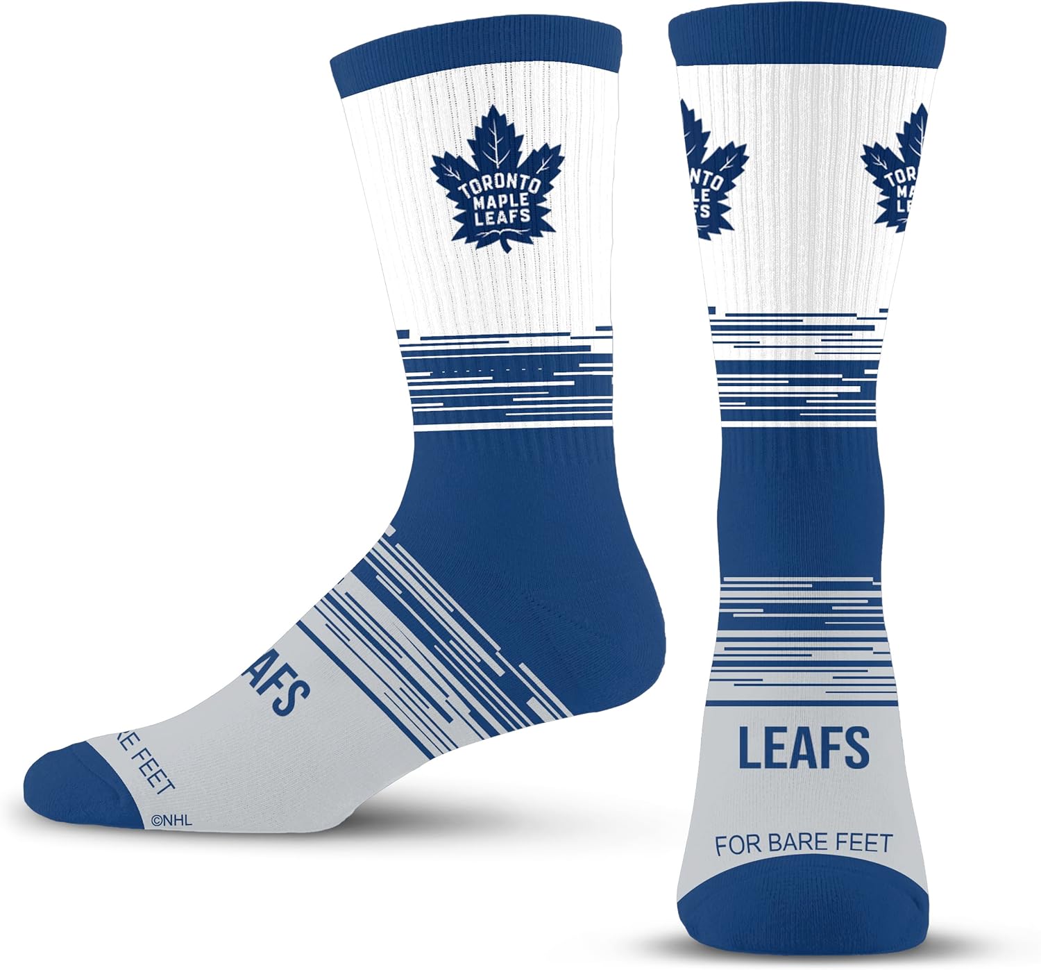 For Bare Feet NHL mens Elevate Crew Sock
