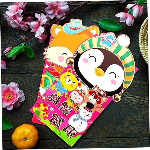 Miniatura 9 de Ciieeo Gifts 48 Pcs 2023 Year of The Rabbit Red Packets Hong Bao Gift Kids Red Envelopes Chinese Red Money Packets Rabbit Year Red Packet Chinese