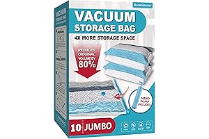 VACUUM CLOTHING STORAGE BAG: jumbo vacuum storage bags with pump make for...