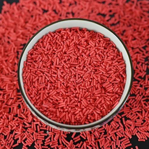 Miniatura 6 de LIKETURE Gránulos falsos 110g Gránulos de arcilla de polímero no comestibles Gránulos de plástico falsos para decoración de manualidades Gránulos