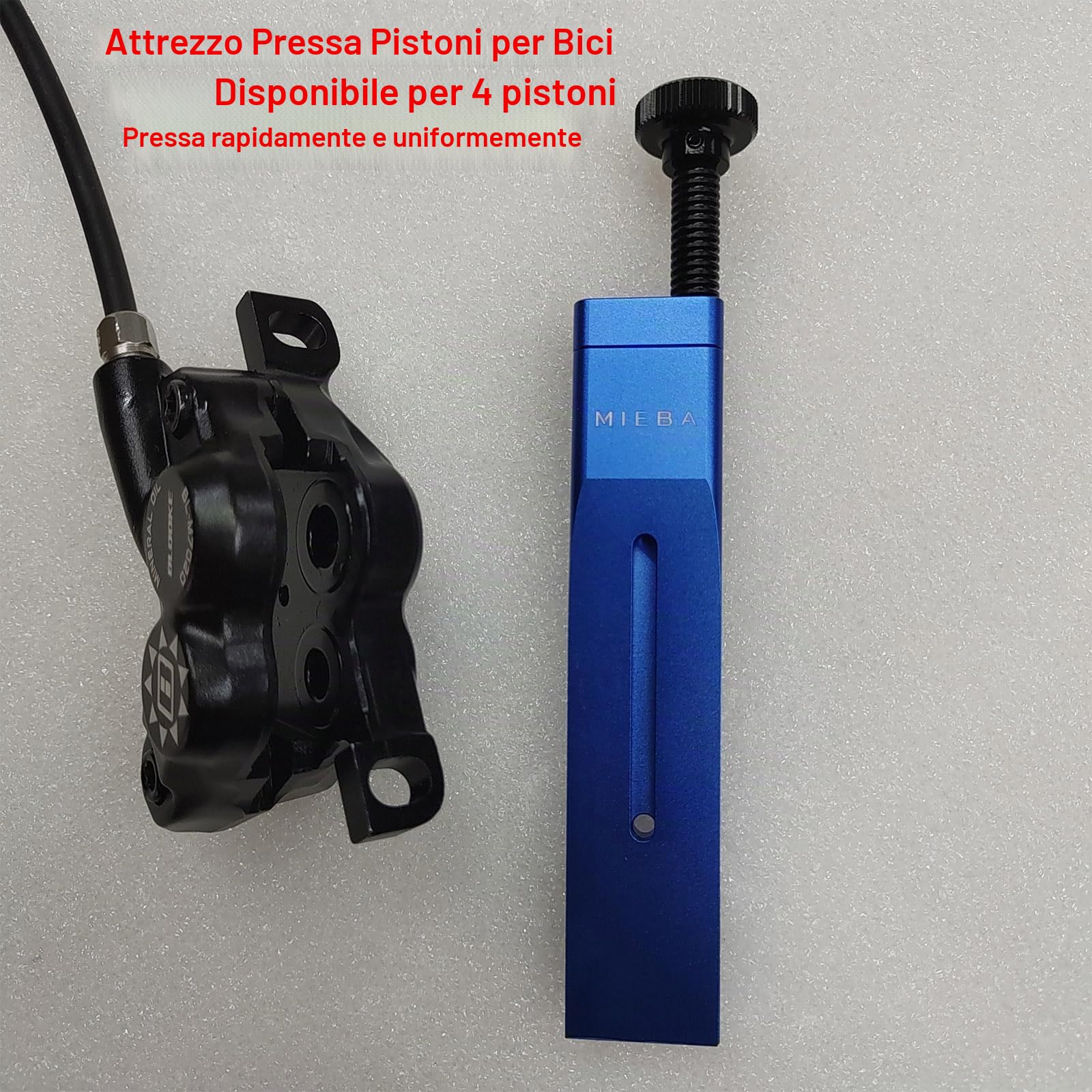 Attrezzo pressa a pistone per Shimano frenatura, Ultimate Pinza a Disco per Shimano, Larghezza 2,4 cm