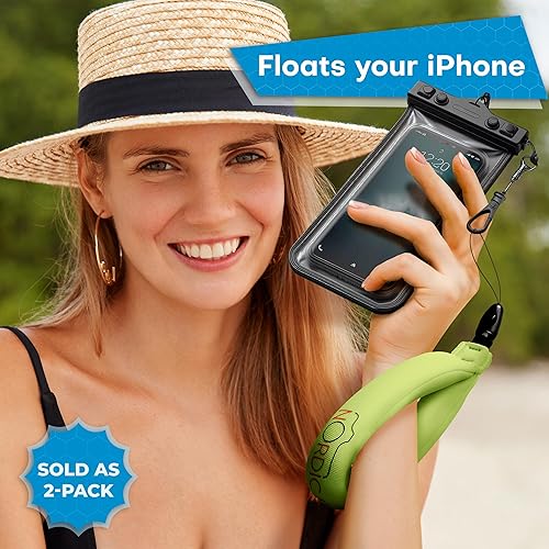 Miniatura 2 de Nordic Flash Flotador impermeable para cámara (paquete de 2)  Correa flotante para cámaras de acción, accesorios GoPro, mango flotante DJI, correa