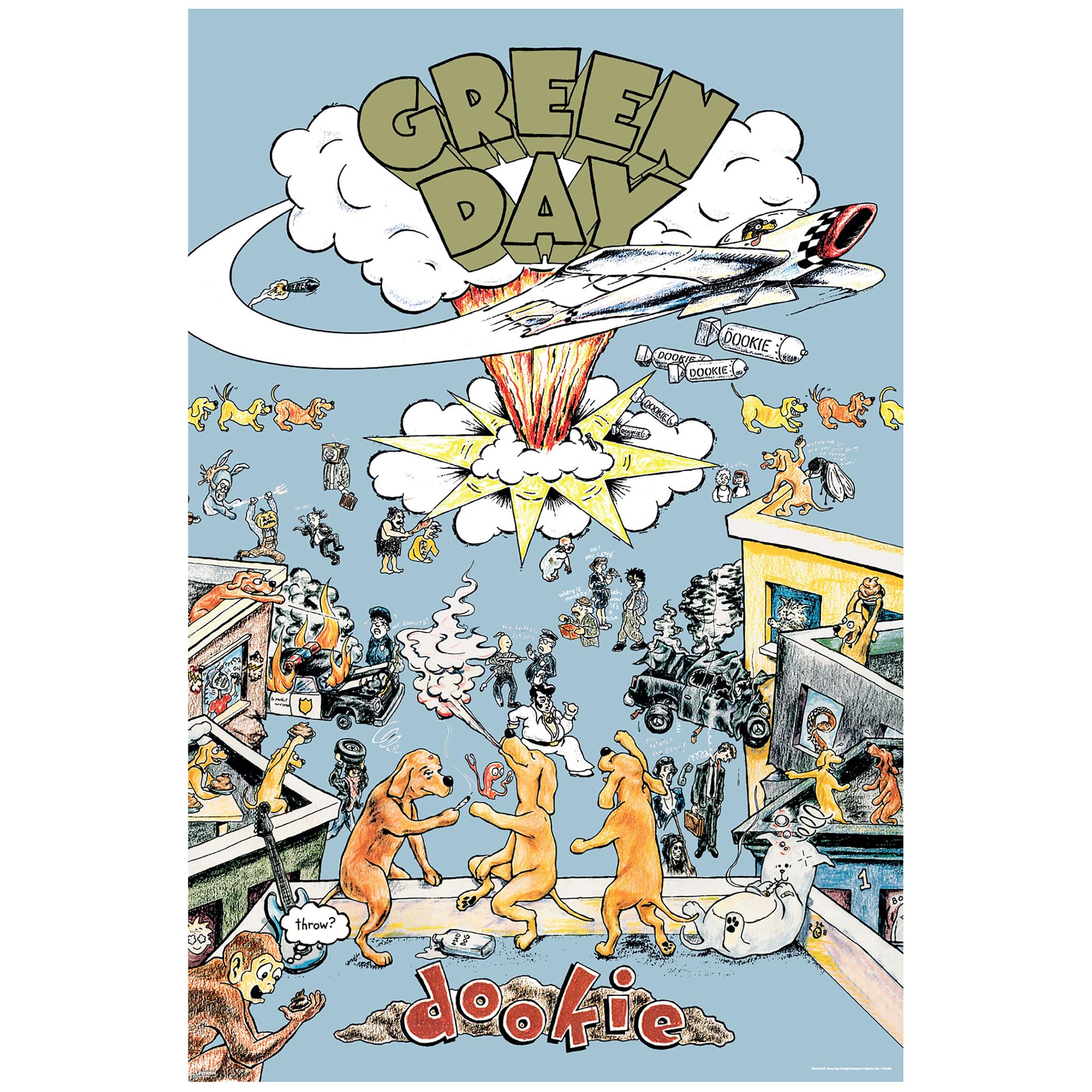 Amazon.com: Pyramid America Green Day Poster - Dookie Album Cover