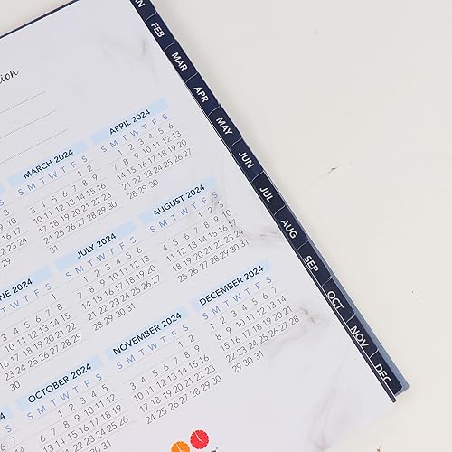 Miniatura 6 de Agenda con calendario 2023, 13 meses con listas de tareas pendientes para tareas, notas o citas. Planificador resistente para vista de un vistazo