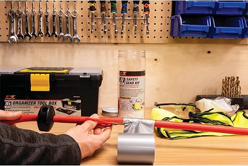 Miniatura 5 de Performance Tool W1763 Kit de seguridad esencial (11 piezas) - Herramientas de emergencia automotrices compactas y duraderas para tu automóvil,