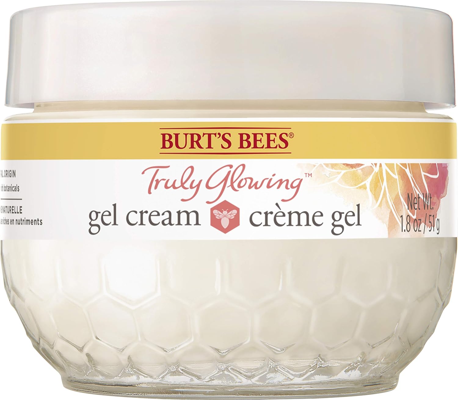 Burt's Bees Truly Glowing Replenishing Gel Face Cream, Face Moisturizer