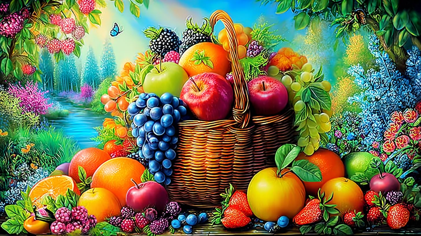 Puzzle de fruta imposible de 1000 piezas, el desafío creativo para relajar tu mente 8
