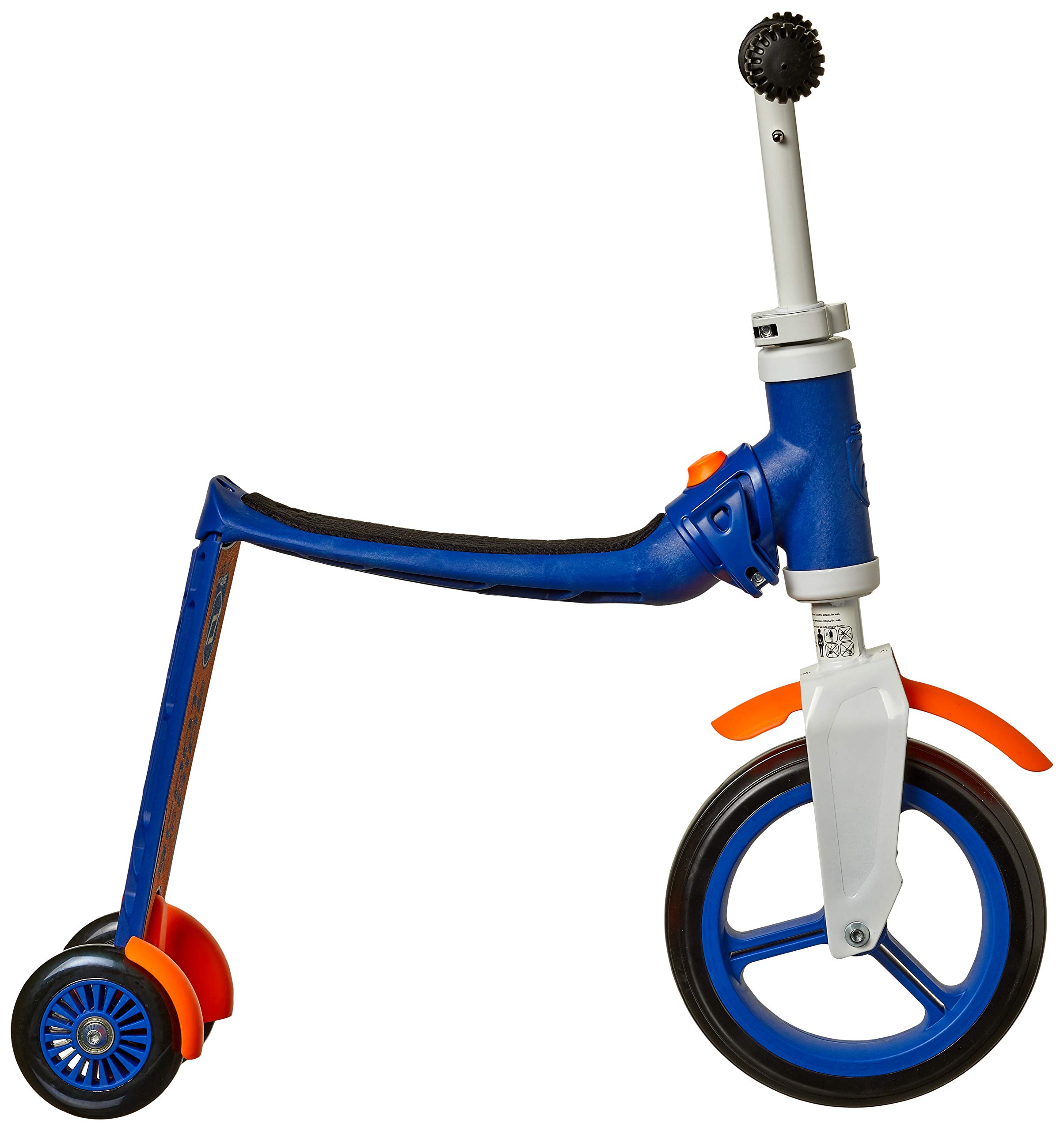 Scoot & Ride Dziecięcy Highwaybaby+ koter/rower biegowy, niebieski/pomarańczowy