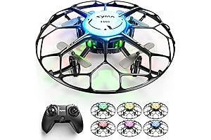 SYMA RC Mini UFO Drone for Kids, Quadcopter with LED Lights and...