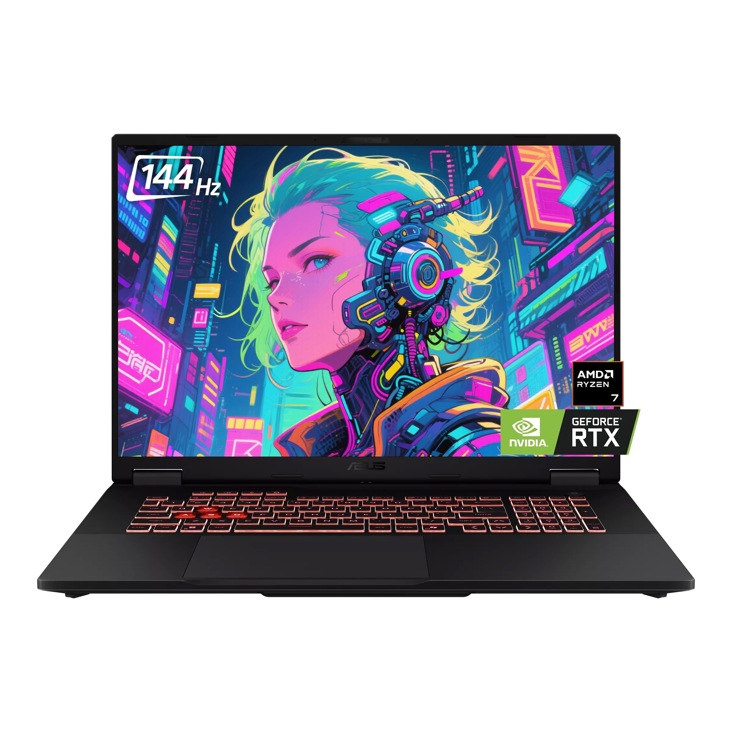 ASUS TUF A18 Gaming Laptop, 18" FHD+ 144Hz Display, AMD Ryzen 7 260(>i7-14650HX), NVIDIA GeForce RTX 5060, 64GB D5 RAM, 2TB SSD, Backlit Keyboard,