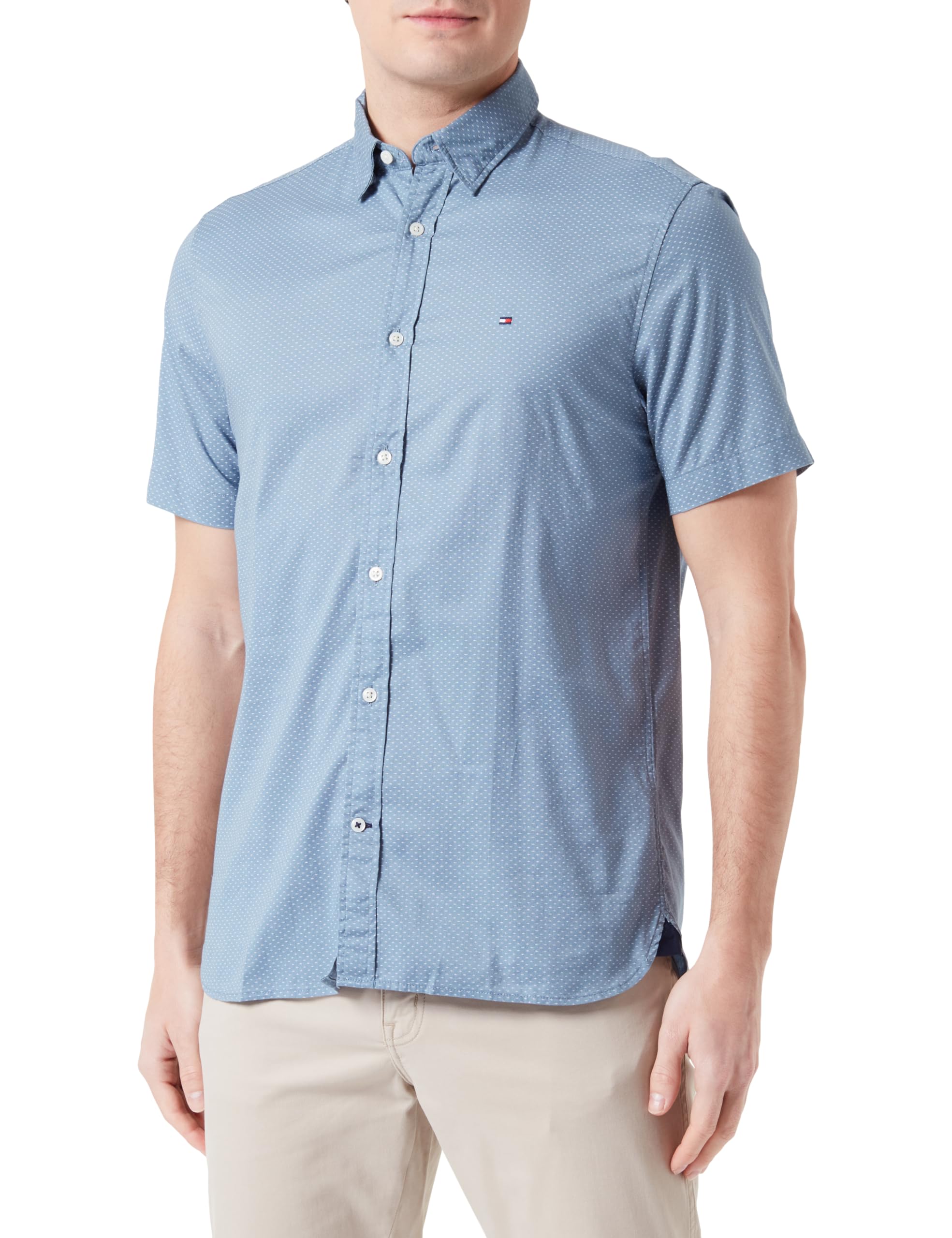 Tommy Hilfiger Camisa de Manga Corta para Hombre