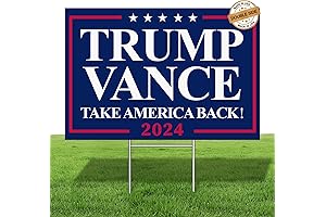 Trump Vance Show Unity Yard Sign