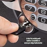 Vista 5 de SentrySafe Caja fuerte ignífuga e impermeable para el hogar con cerradura biométrica de huellas dactilares, teclado y cerradura de llave