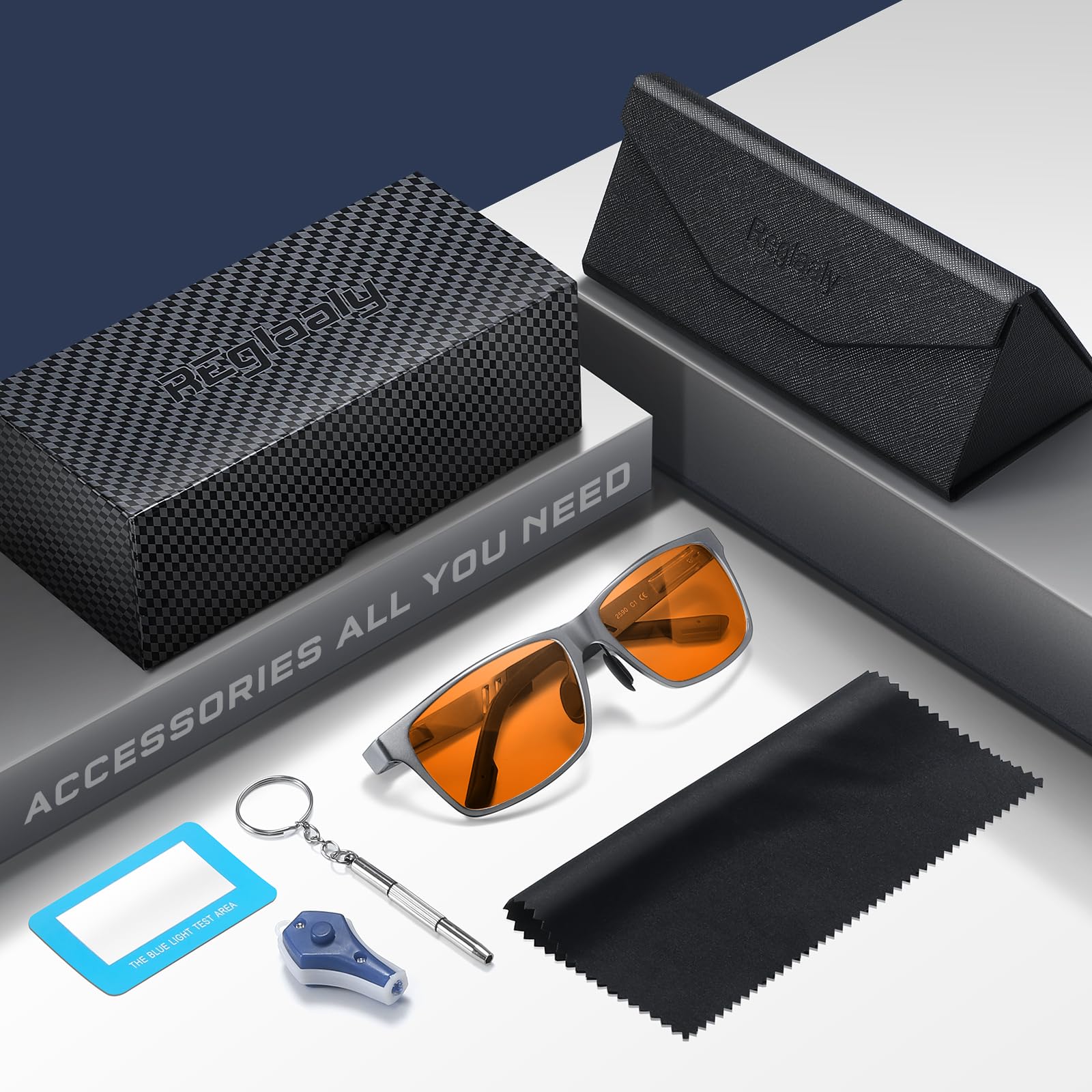 Lunettes de jeu pour hommes et femmes, monture en métal