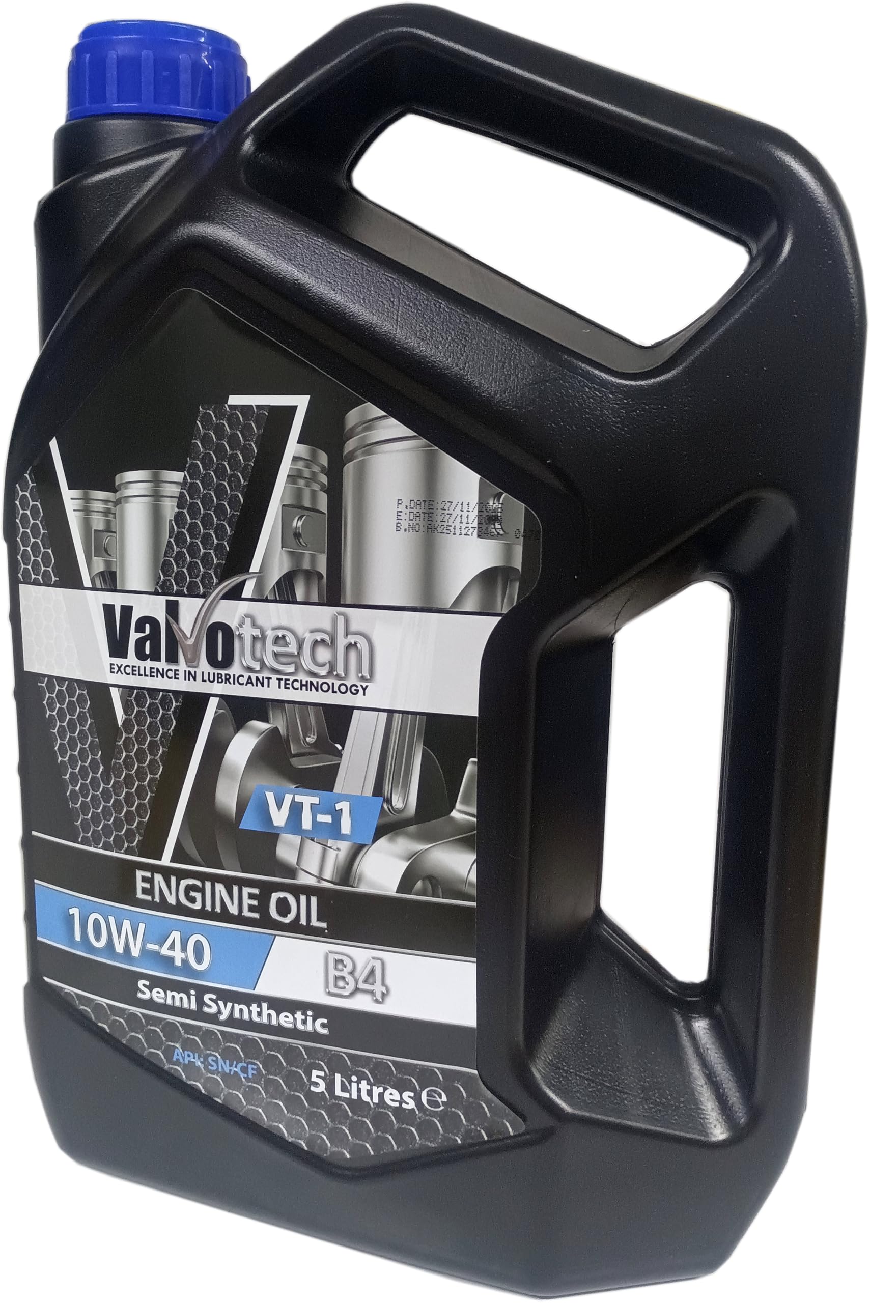 – VT-1 10W/40 A3/B4 Semi-Synthetic Engine Oil - 5 Litre