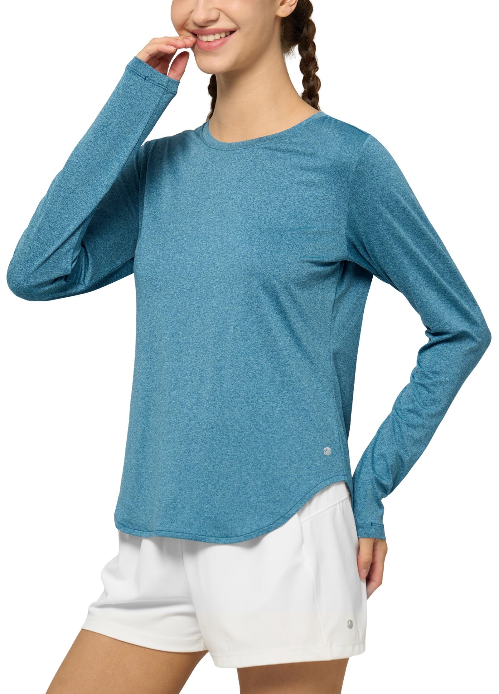 Willit Women's Sun Shirts UPF 50+ Long Sleeve Hiking Workout Tops Lightweight Quick Dry UV Protection