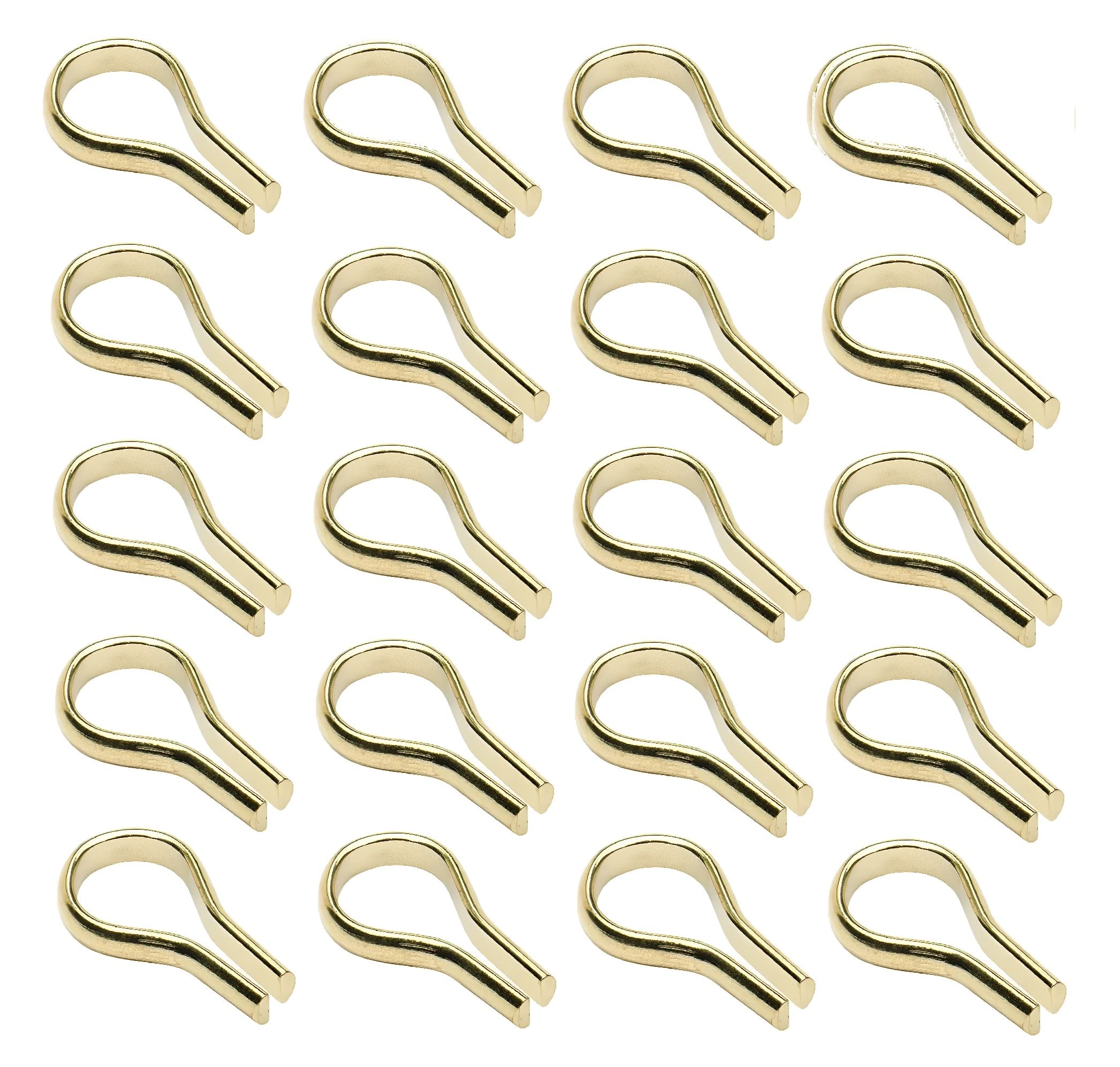 TERF® Traditional Banjo Style Electro Brass Bookcase Furniture Shelf Support Stud for Kitchen Cabinet Wardrobe Bookcase - Pack of 20