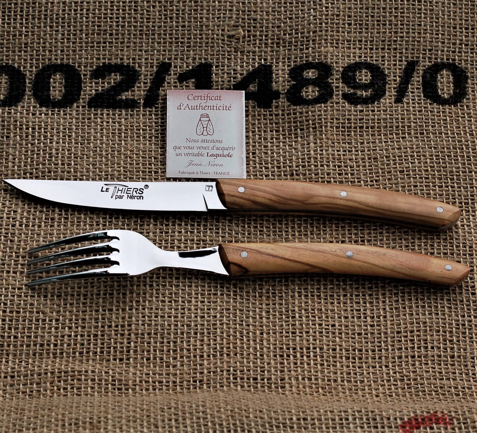 ミートナイフ＆フォーク　セット　（フランス製） ミートナイフ＆フォーク セット （フランス製）