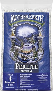 Mother Earth Perlite Natural, Size 4 Extra Large, 4 cu. ft.