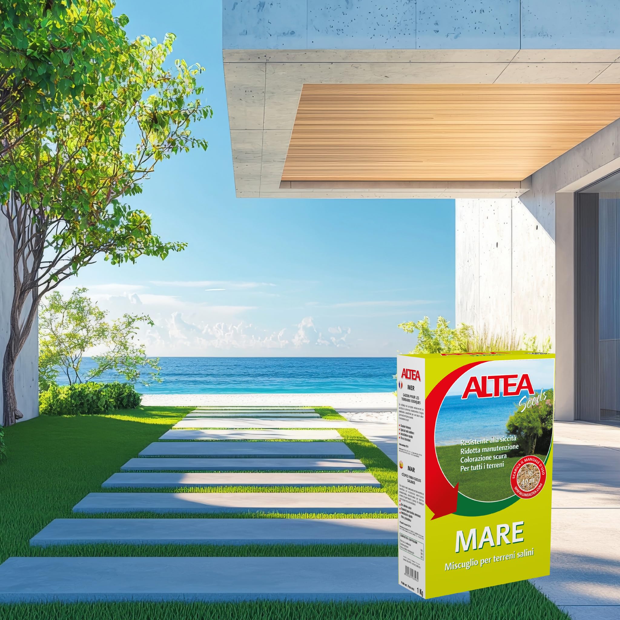 Semi Prato Altea 1kg Per 50mq - Miscuglio Resistente Al Calpestio E Siccità - Foto 10