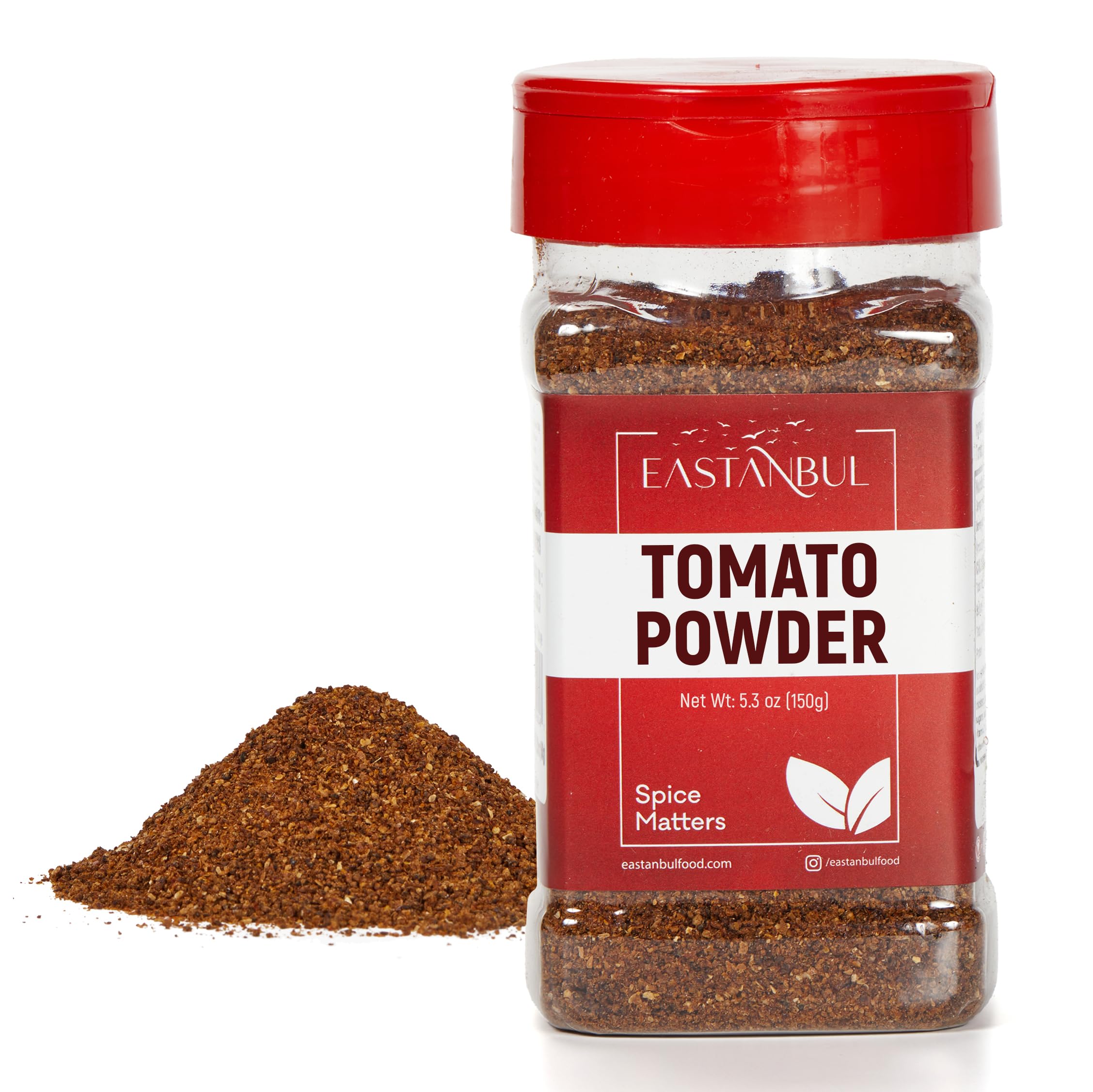 Eastanbul Tomato Powder, Tomato Powder For Cooking, Ground Pure Dried Seasoning, Flavor Enhancing%100 Natural, Everyday Use, Top Culinary Grade, Sodium and Gluten Free, 5.3oz