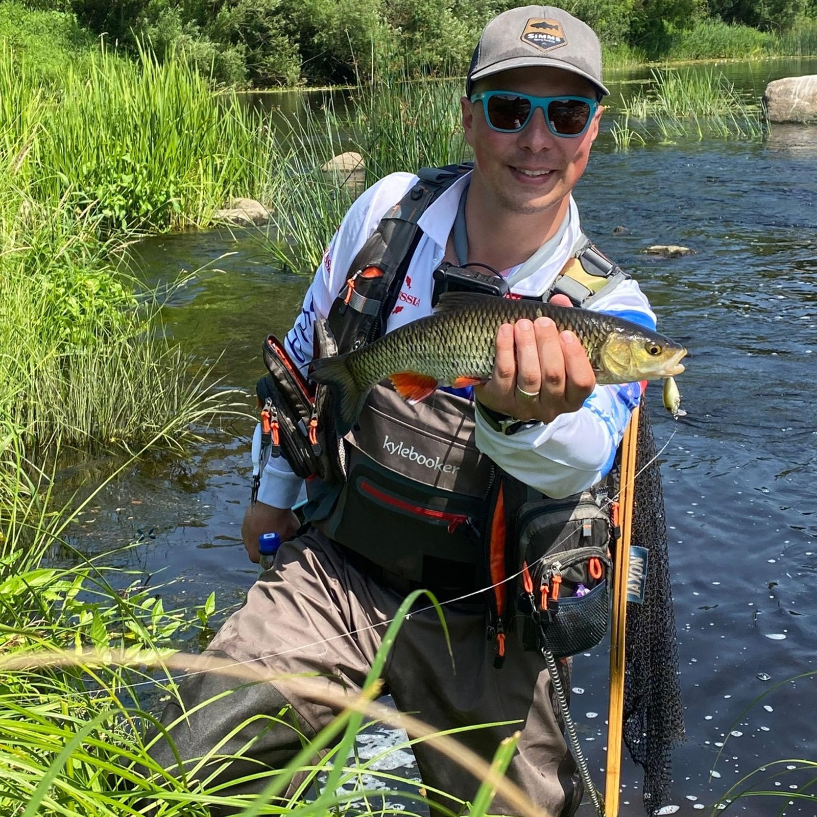 Kylebooker Fliegenfischen Weste Angelweste Einstellbare Größe Maschen Multi-Taschen Jacke