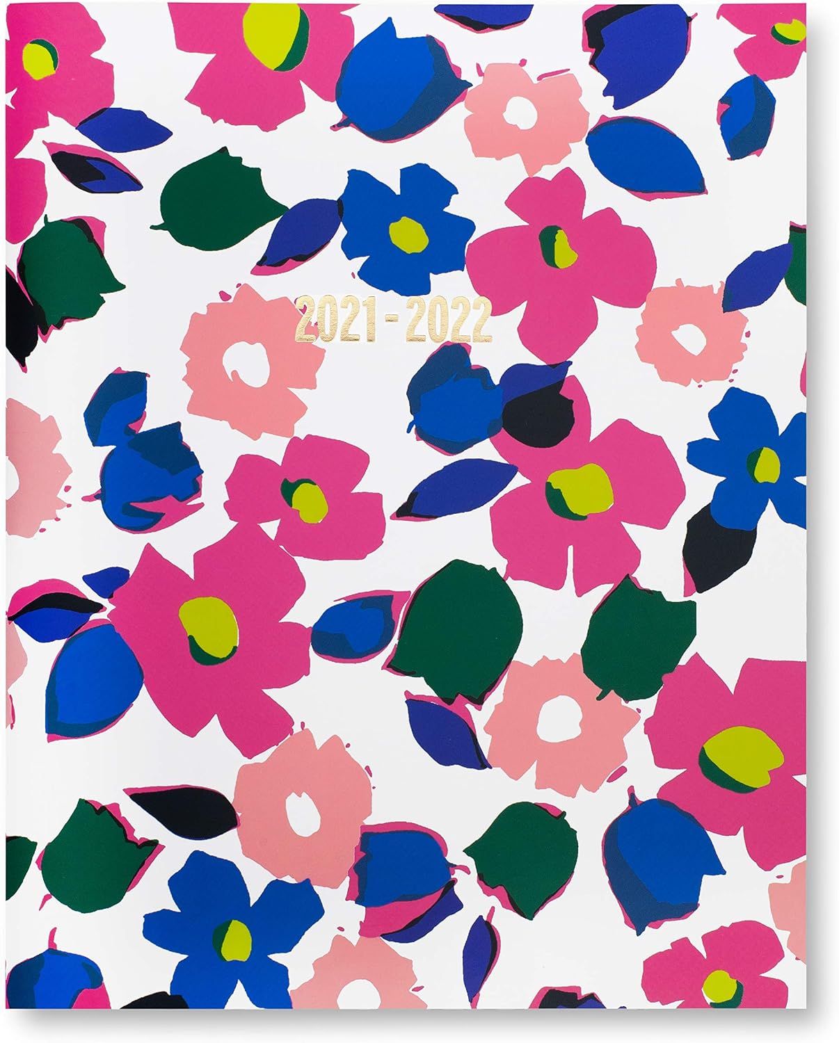 Kate Spade New York Large Lightweight 2021-2022 Monthly Booklet Planner, 17 Month Stitch Bound Diary Dated Aug 2021 - Dec 2022 with Notes & Holiday Pages, Botanical Garden