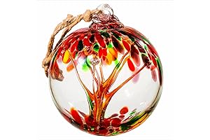 4” Tree of Life Witch Balls, Gazing Balls Hanging Friendship Balls