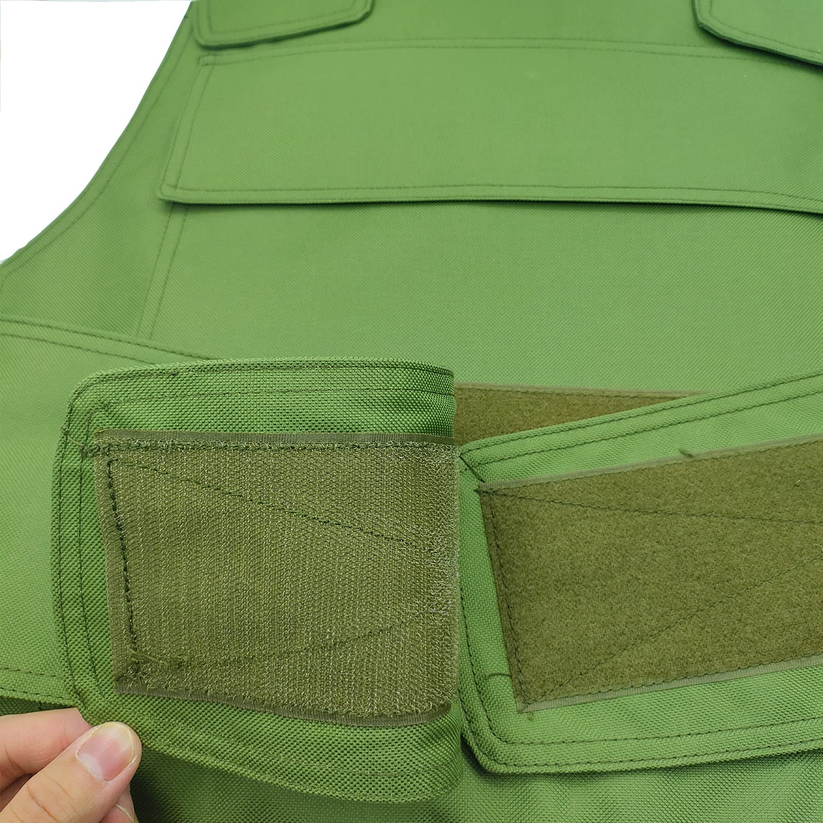 Schusssichere Weste Militär Kugelsichere Schutzweste, Schusssicher Ausrüstung Einstellbar Sicherheitswesten Taktische Ballistische K?Rperpanzer, Es Gibt Taschen Vorne und Hinten
