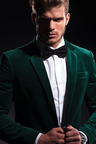 Miniatura 2 de TINYHI moño de esmoquin formal y satinado previamente armado y con longitud ajustable