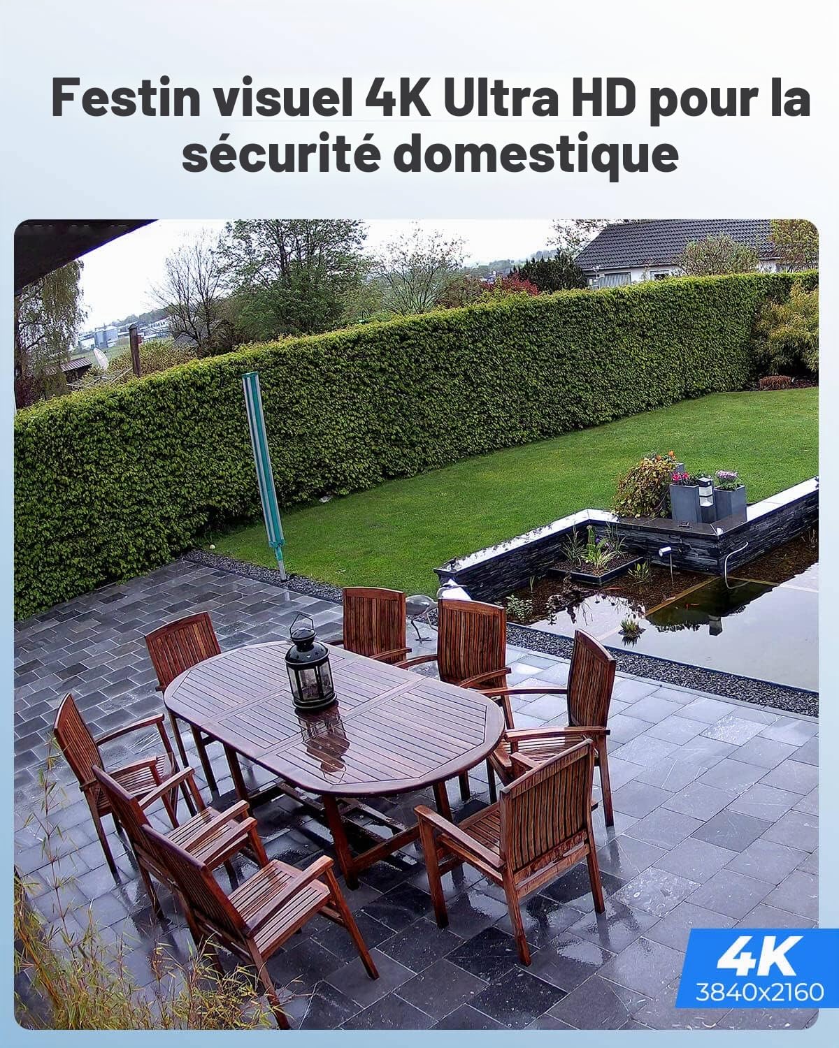 Reolink 2 Pièces 4K Caméras de Surveillance Extérieure PoE, RLC-810A | Caméra IP avec Détection Personne/Véhicule, IP67, Time Lapse, Fente pour Carte microSD, Vision Nocturne 30m, Audio