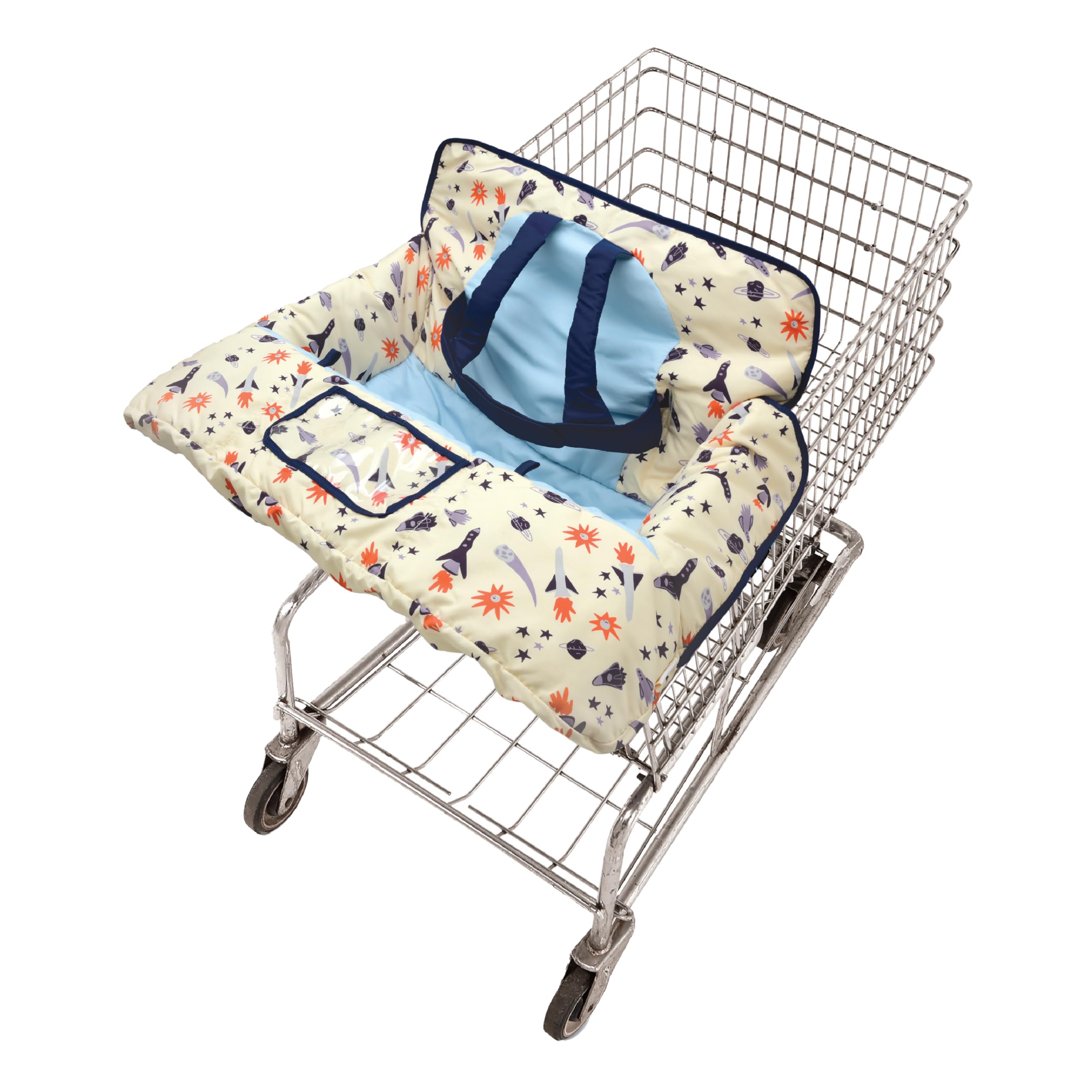 GoldBug Baby and Toddler Shopping Cart Cover & High Chair Cover - Space Explorer