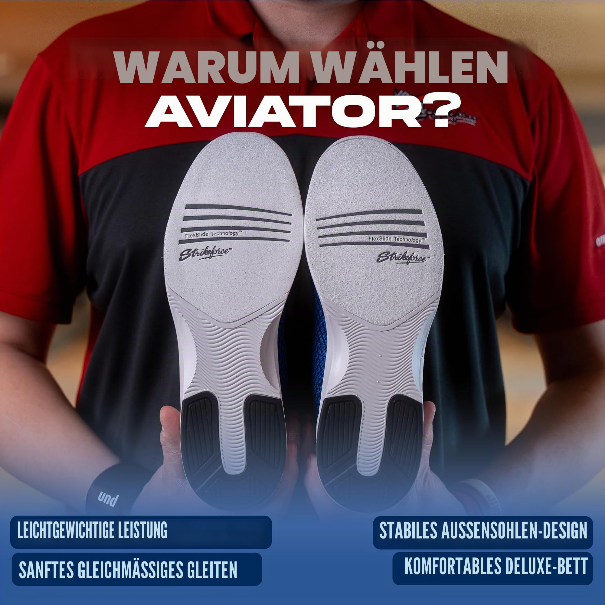 KR Herren AviatorBowlingschuhe