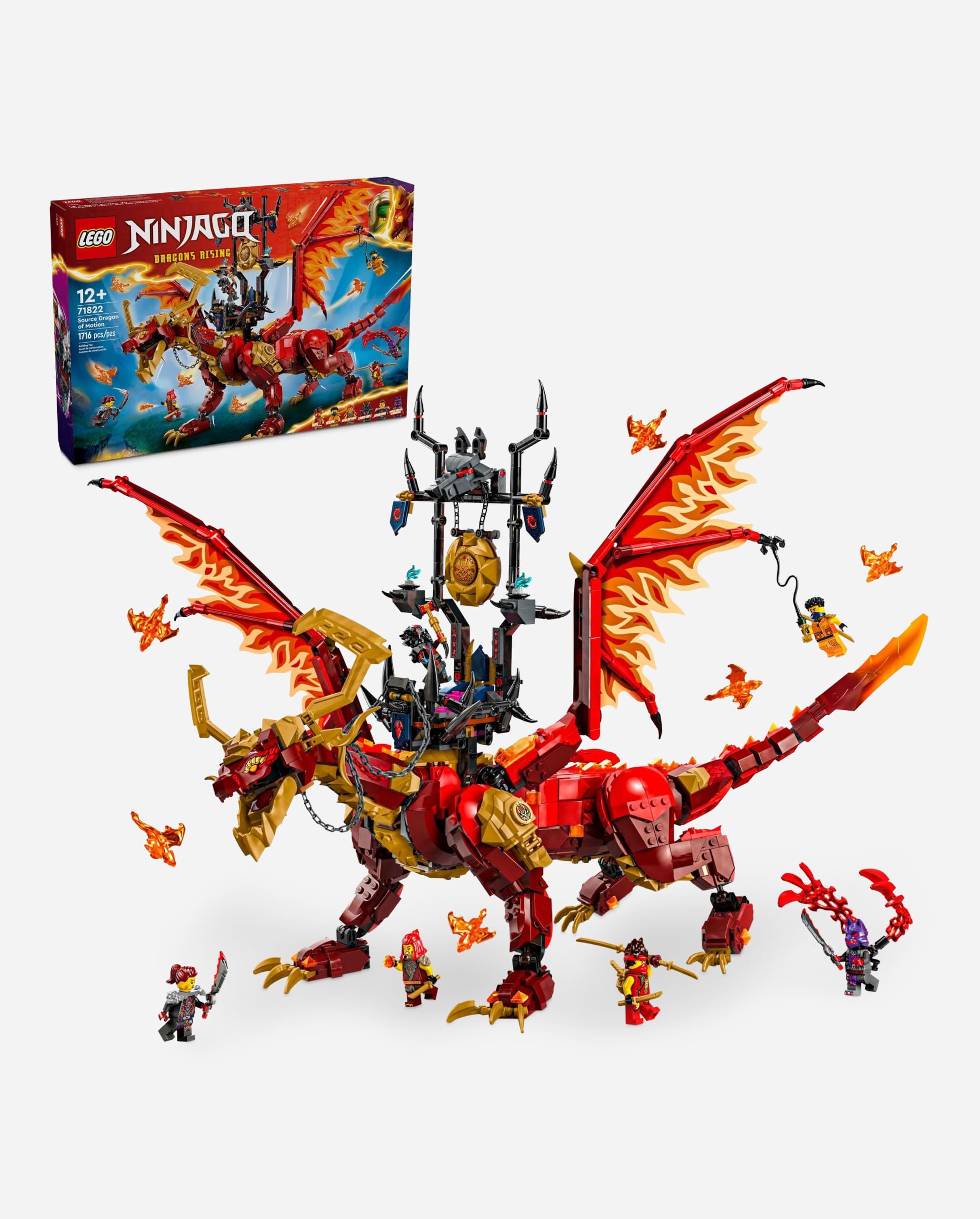 Amazon.com: LEGO NINJAGO Source Dragon of Motion Adventure Toy for