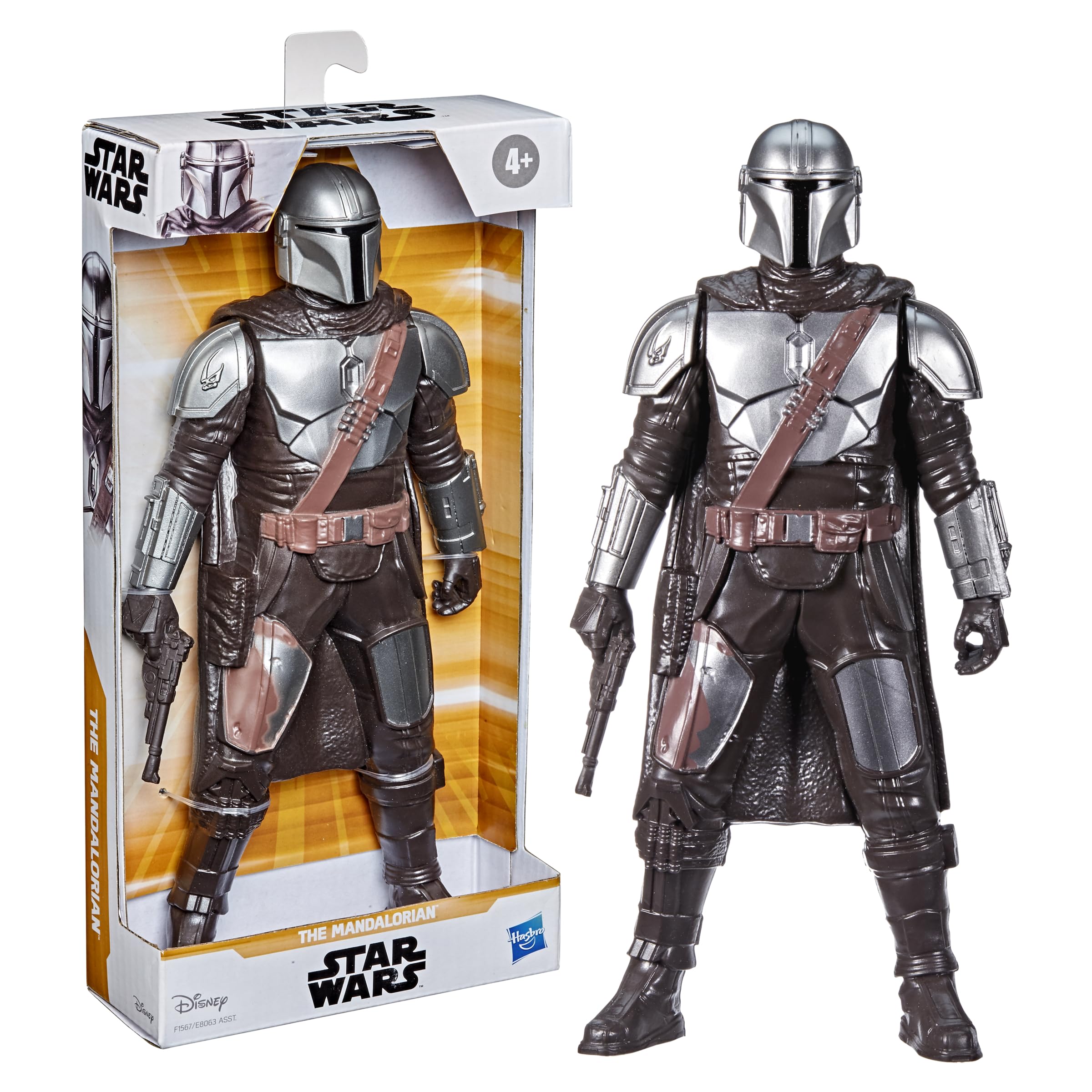 The Mandalorian フィギュア Amazon.com: STAR WARS The Mandalorian Toy 9.5-inch Scale The