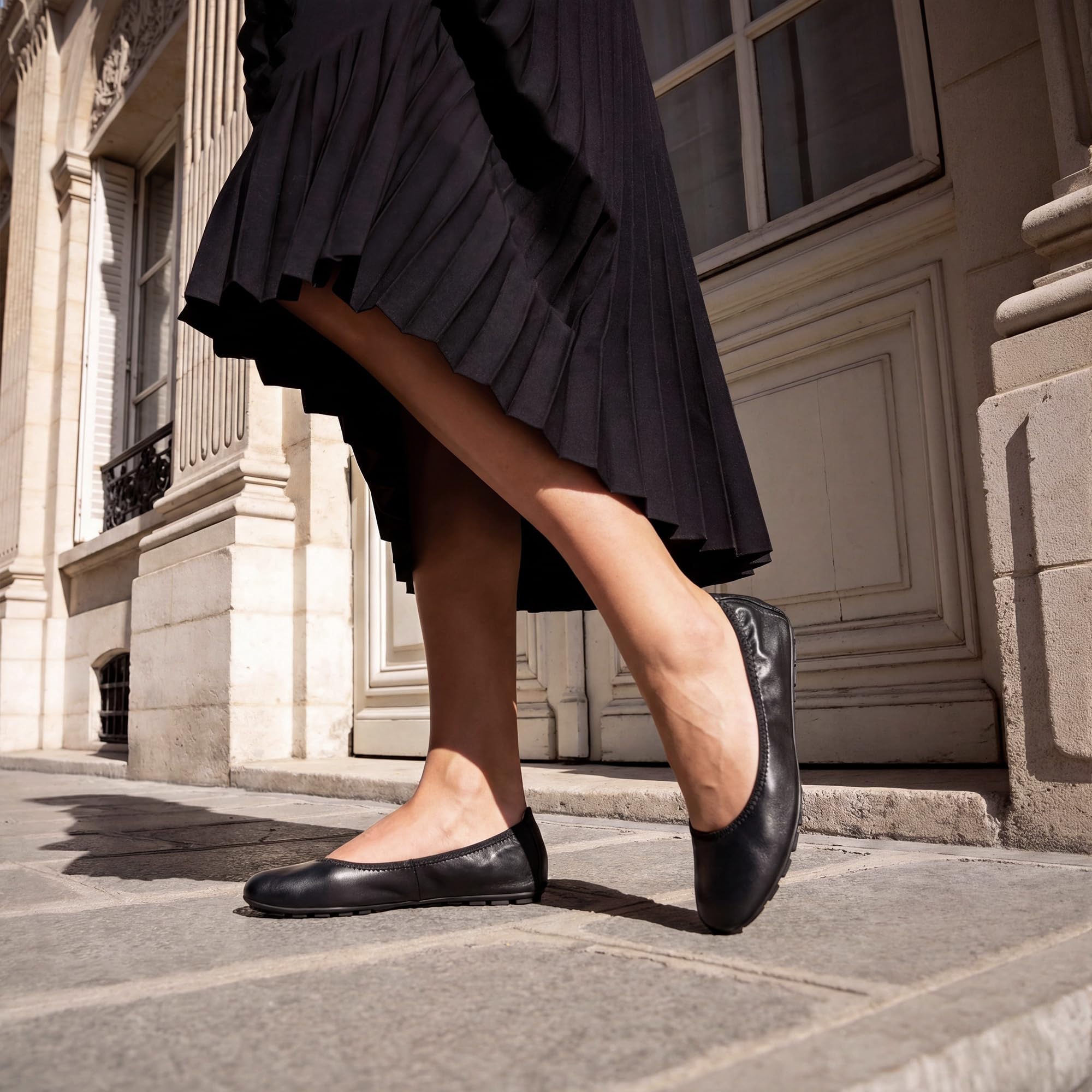 DREAM PAIRS Damen Ballerinas Faltbar Runde Zehen Elegante Bequeme Slipper Schuhe für Partys Büro den Alltag