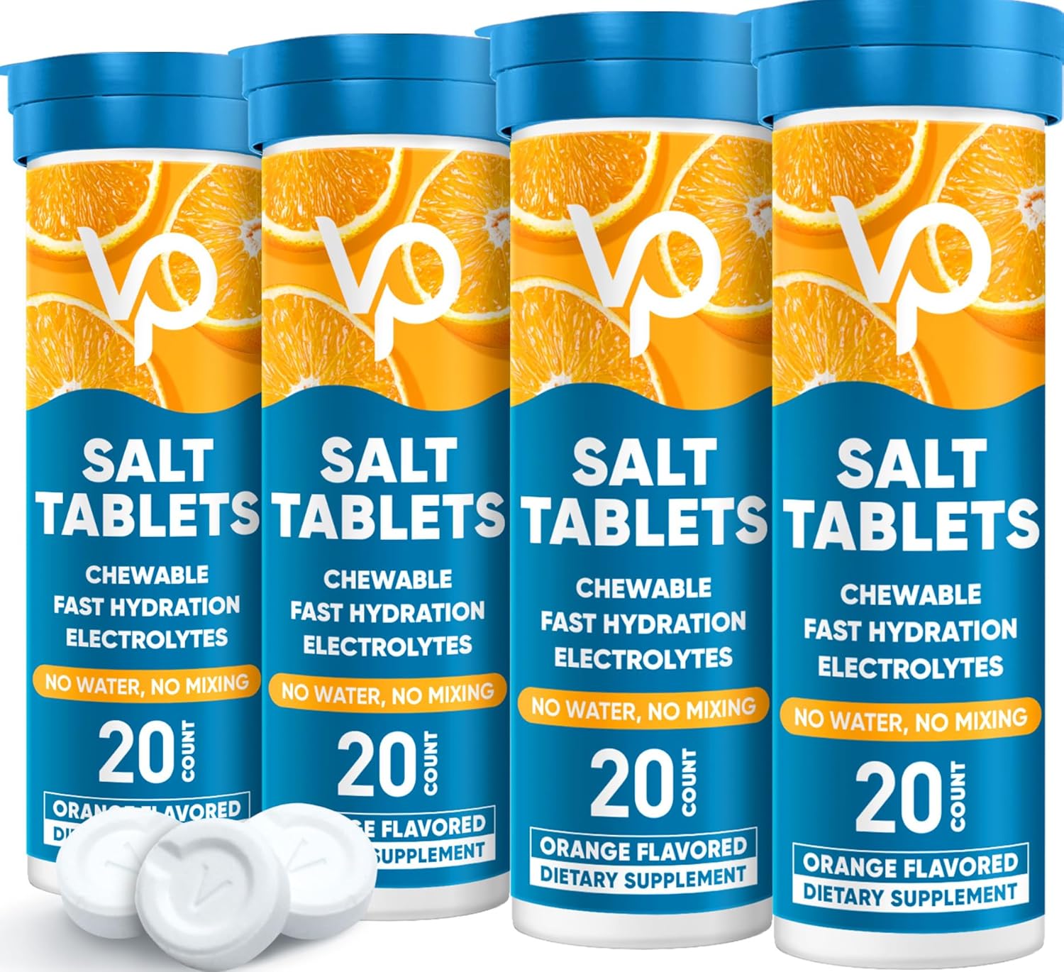 Venture Pal Chewable Electrolyte Tablets, Fast-Dissolve...