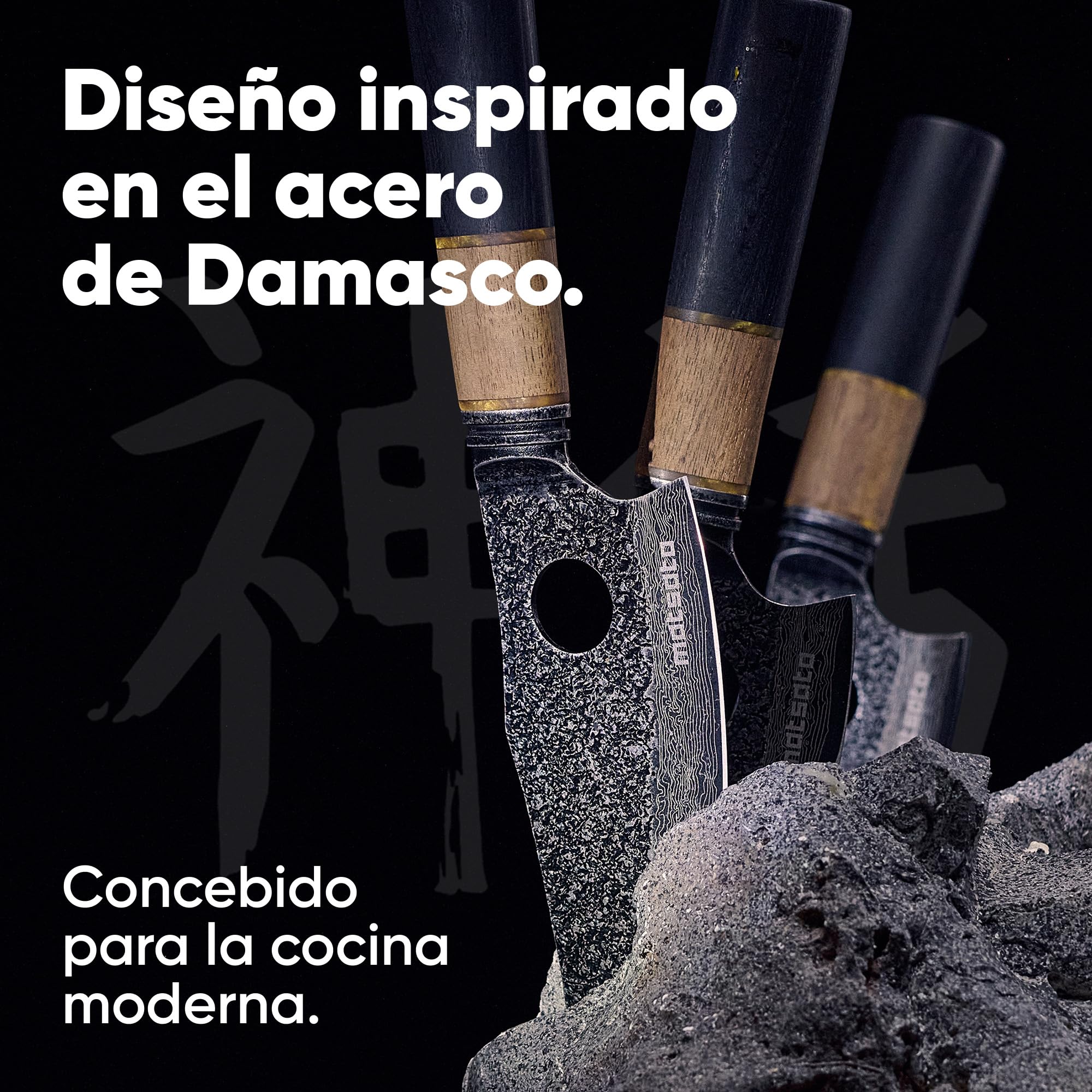 Matsato Osuren Cuchillo de Cocina, Hoja de Acero Japonés | Hoja 16 cm, ángulo 12-14°. Mango de pakka y acacia. Lavado a mano.