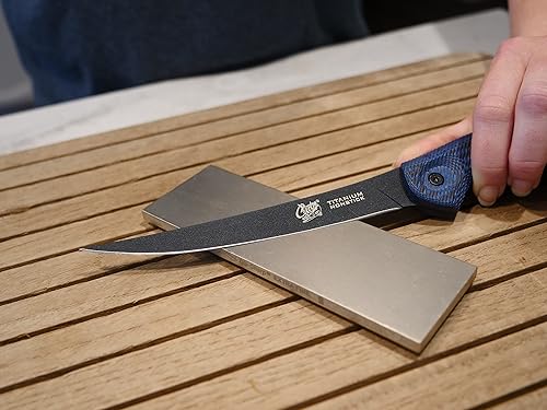 Miniatura 3 de Tecnología de mecanizado de diamante (DMT), piedra de banco afilada de diamante de 6 pulgadas de diámetro, afilador de grano grueso (D6C)