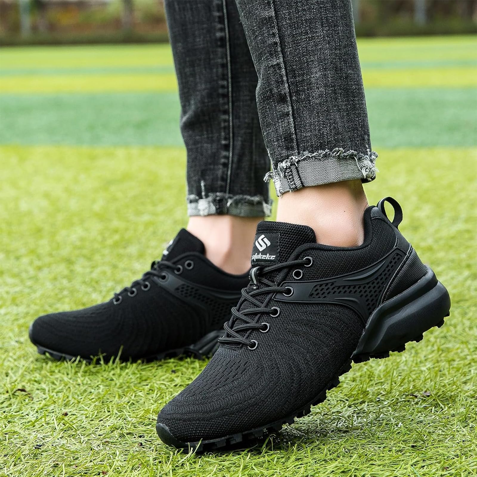 Chaussures Trail Homme Chaussures Running Homme Chaussure de Randonnée Baskets Trekking Outdoor Antidérapante Respirantes Légères Chaussures de Marche