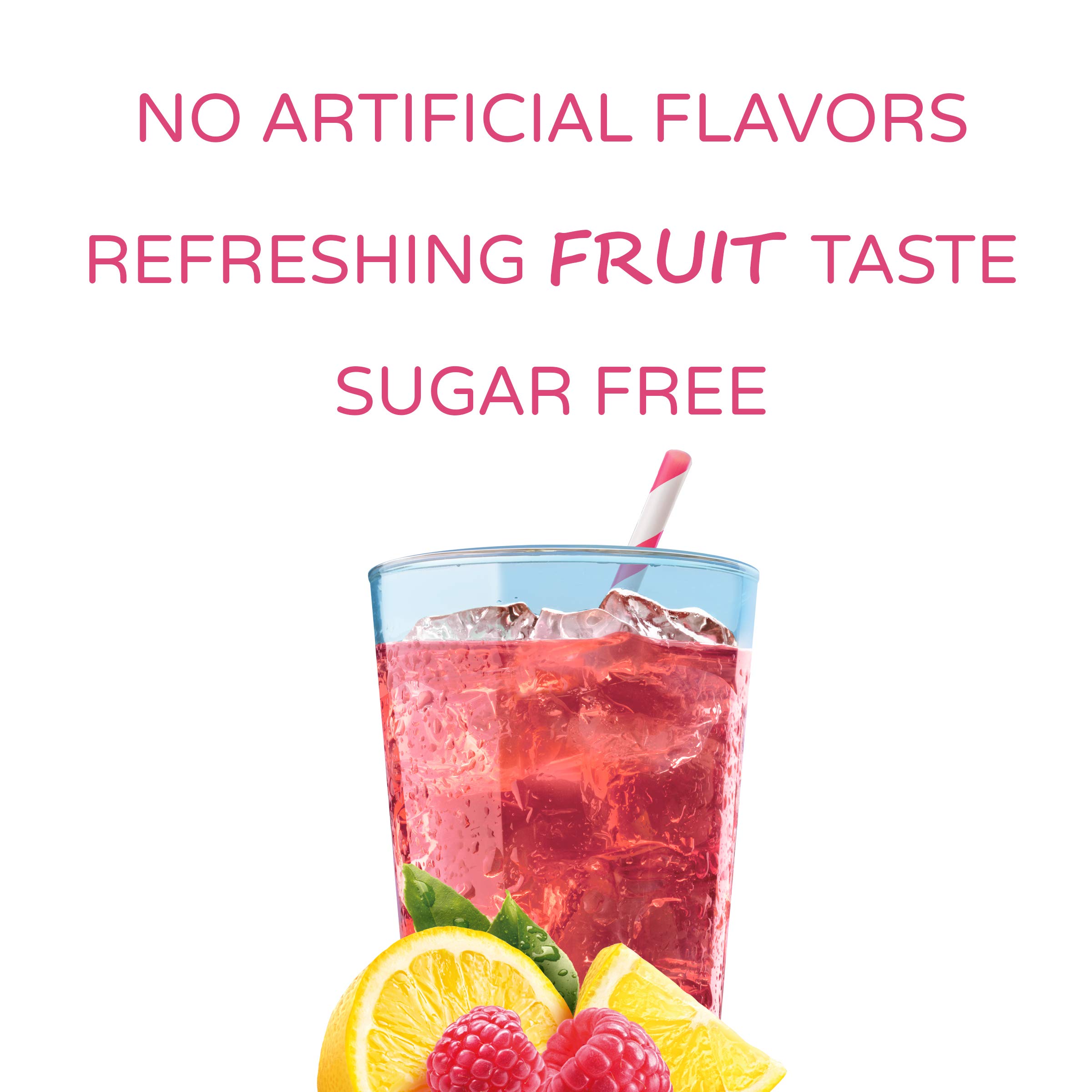 Crystal Light On The Go Raspberry Lemonade, 10-Count Boxes (Pack of 6)